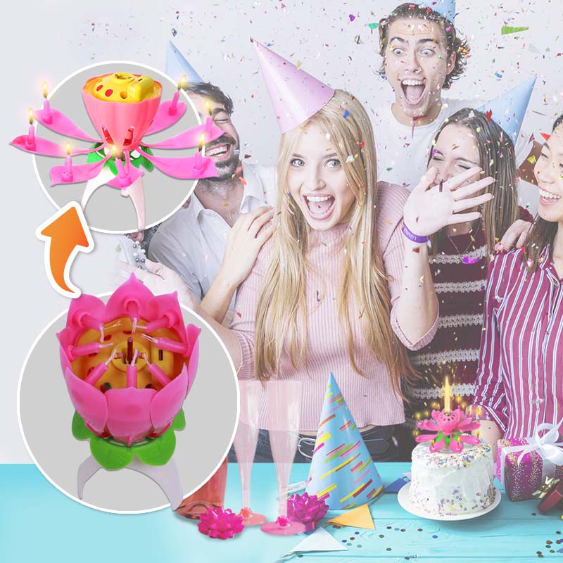 Miniatura 9 de Vela Flor Magica Cumpleaños A-1